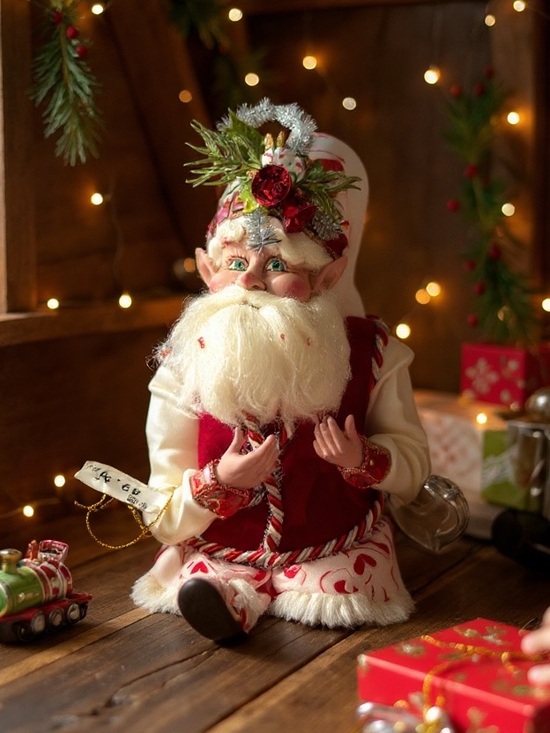 Mark Roberts Other - Mark Roberts vintage candy cane fairy wine bag # 51-12326
